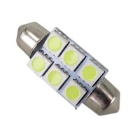 Лампа-светодиод ан.24V5W плафона 2-х цок (6 SMD) 36мм