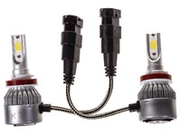 Лампа-светодиод C6 H11 (2шт) радиатор (18W5000К) 12V
