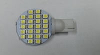 Лампа-светодиод ан.12V5W б/цок (24 SMD) силикон