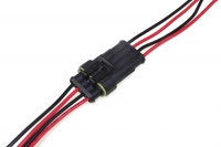 Колодка-разъем 4 (ГЕРМЕТИЧНЫЙ м+п) с проводом