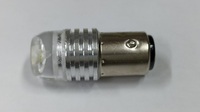 Лампа-светодиод ан.12V21W 2-х контактная (COB 3D) СТРОБ белая
