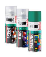 Лак акриловый для краски металлик KUDO (520мл) аэрозоль